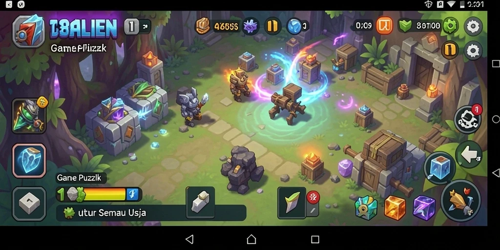 Screenshot gameplay <strong>138ALIEN</strong> menunjukkan momen menegangkan saat memecahkan teka-teki.