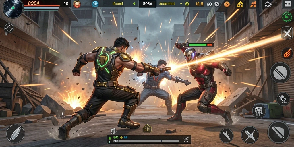 Gameplay 898A yang penuh aksi dan tantangan seru.