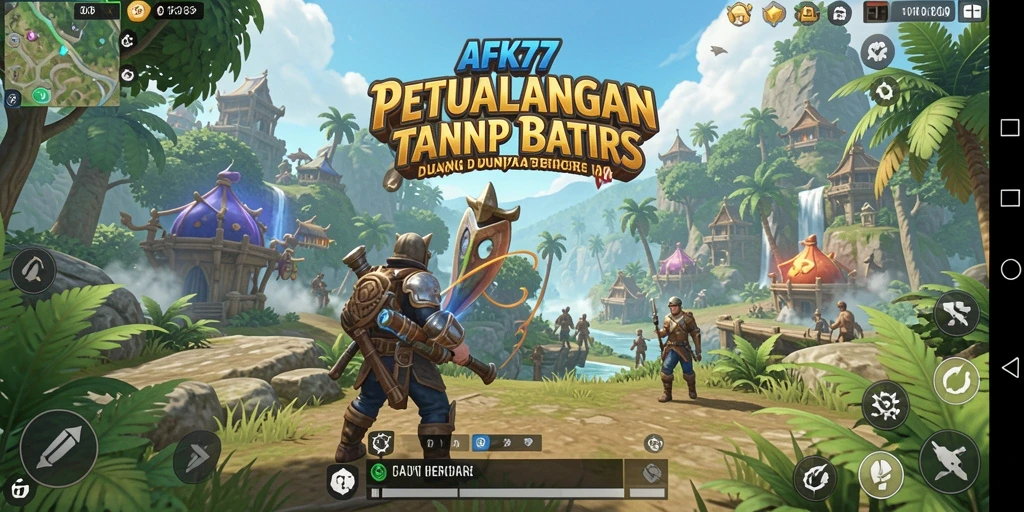 Tangkapan layar AFK77 menampilkan gameplay yang menarik di dunia terbuka.