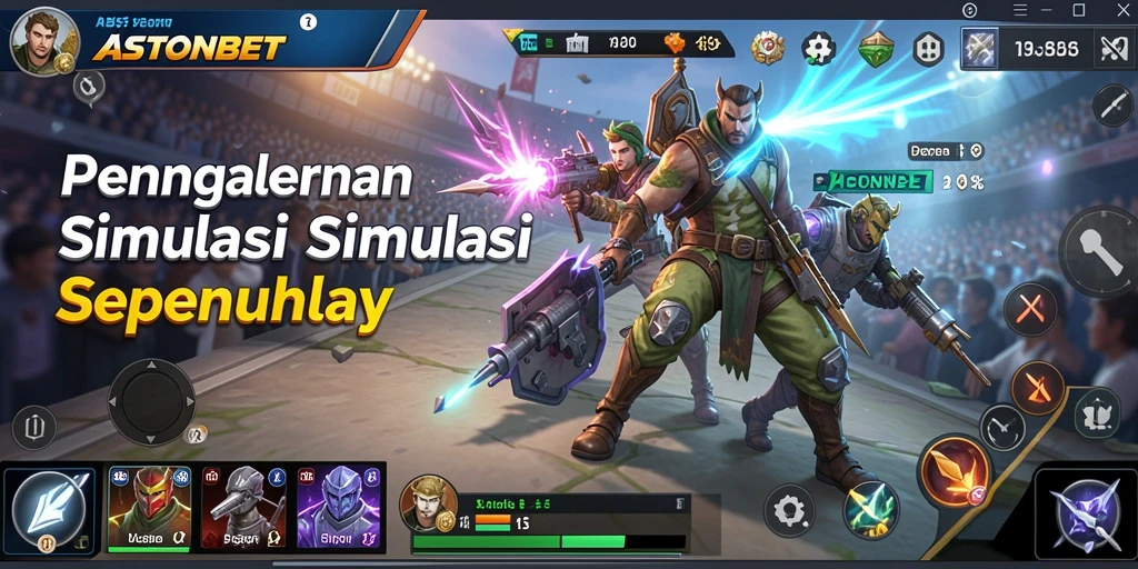 Tampilan gameplay ASTONBET yang memukau dan interaktif.