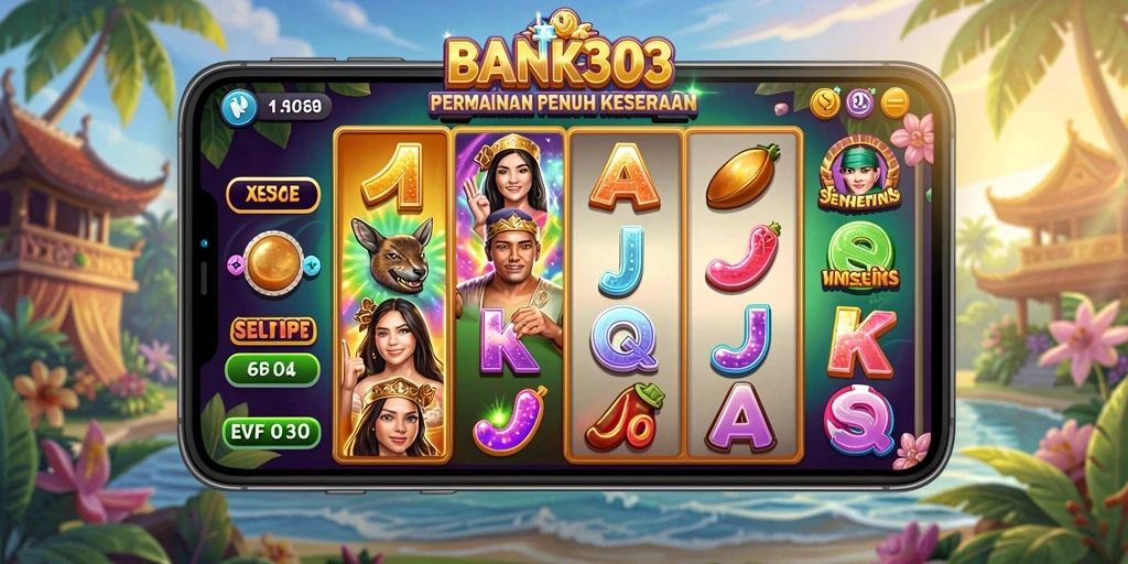 Tampilan gameplay menarik dari game Slot BANK303.