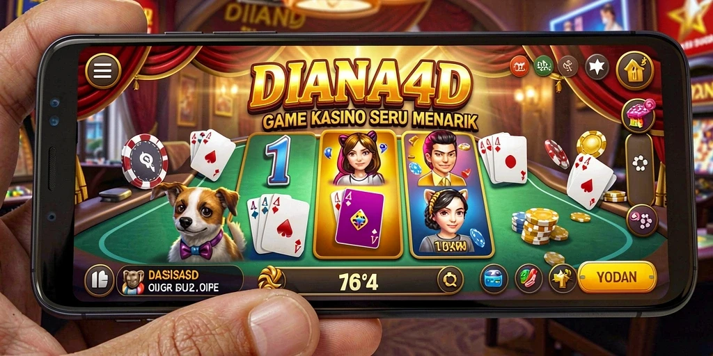Tampilan menarik gameplay DIANA4D dalam suasana Kasino.