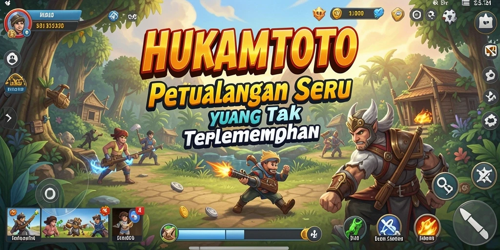 Screenshot gameplay HUKUMTOTO menampilkan petualangan seru dan grafis yang menawan.