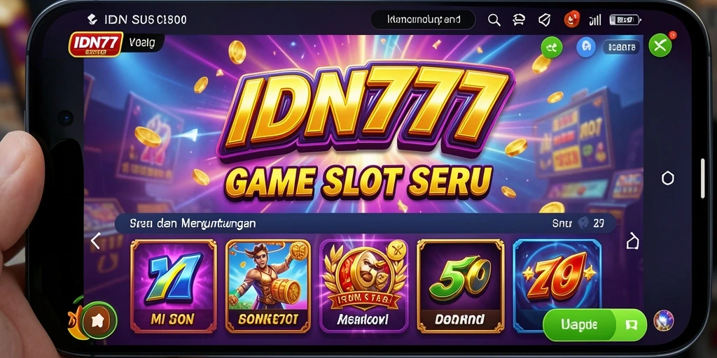 Gameplay menarik IDN777 menunjukkan keseruan bermain slot dengan peluang besar.