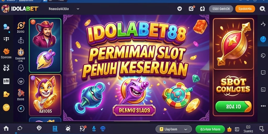 Tampilan gameplay menakjubkan dari IDOLABET88 saat memutar slot.