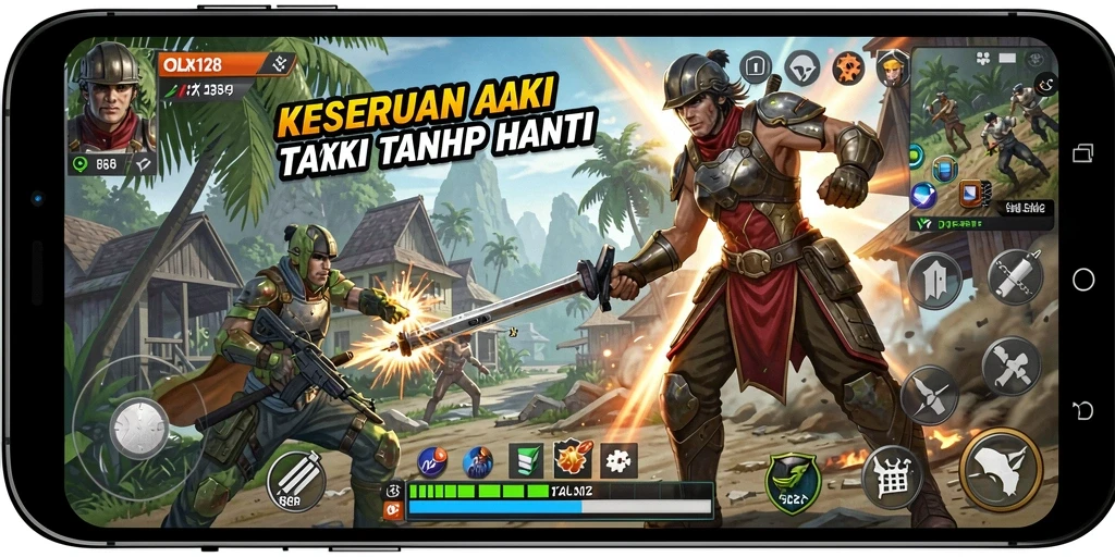 Screenshot gameplay OLX128 menampilkan aksi seru dengan grafis menawan.