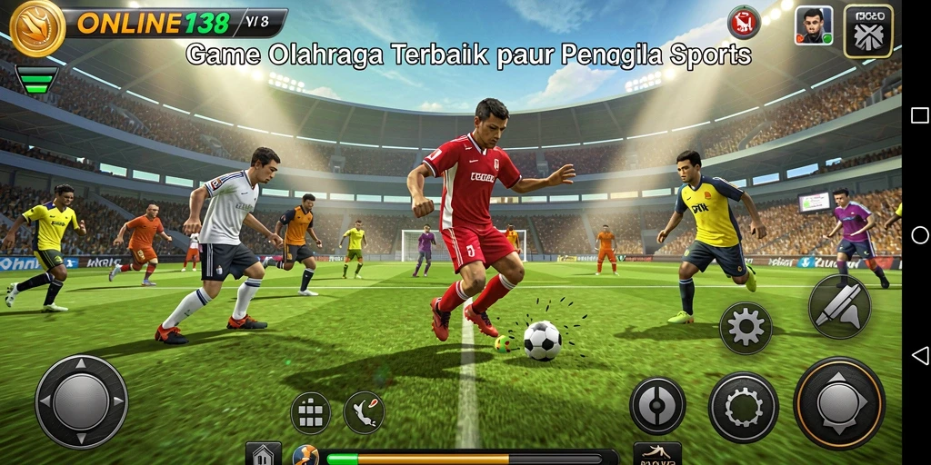 Screenshot dari gameplay seru di ONLINE138 saat bermain olahraga kompetitif.