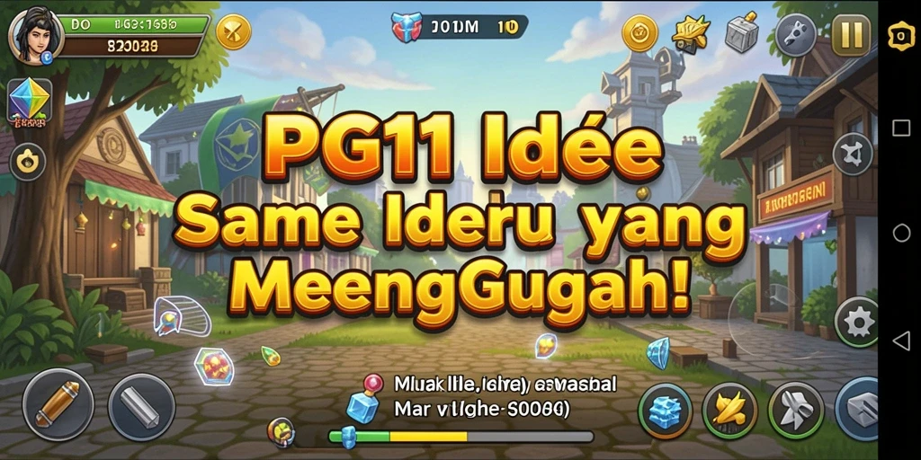 Tampilan gameplay PG11 yang menawan dan memikat.