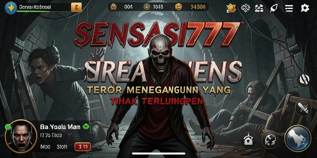 Gameplay menakutkan dengan atmosfer mencekam di SENSASI777.