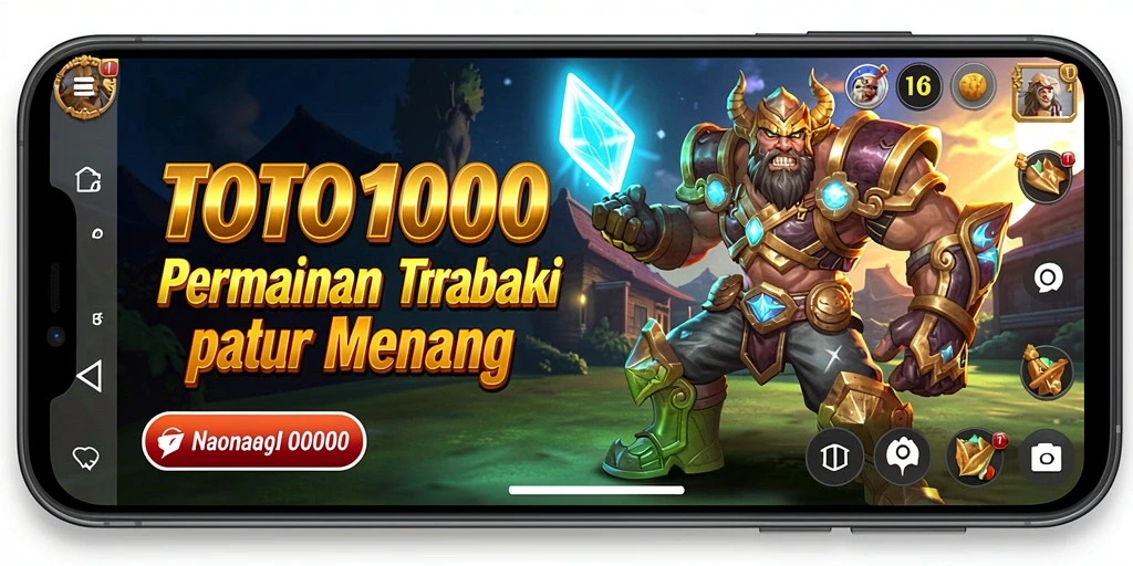 Tampilan gameplay TOTO1000 yang menarik dan mendebarkan.