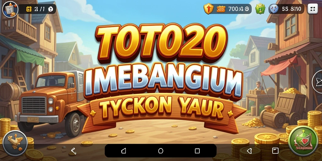 Tangkapan layar gameplay TOTO20 menampilkan strategi bisnis yang menarik.